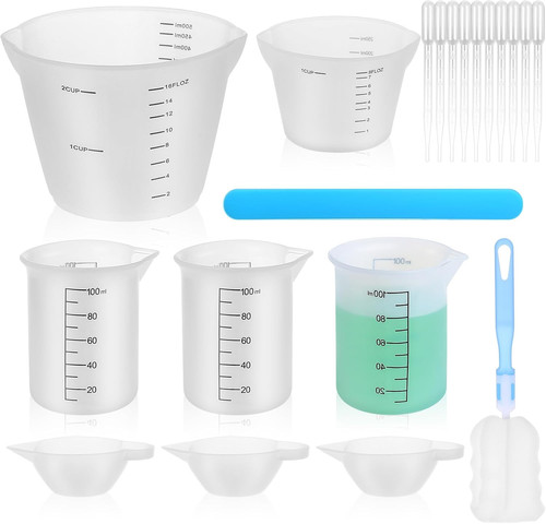 Pcs silicone measuring cups - 7,
