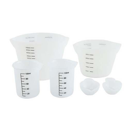 6pcs silicone measuring cup - silicone,
