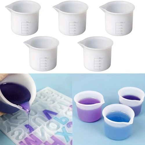 5pcs silicone measuring cups - 5pcs,
