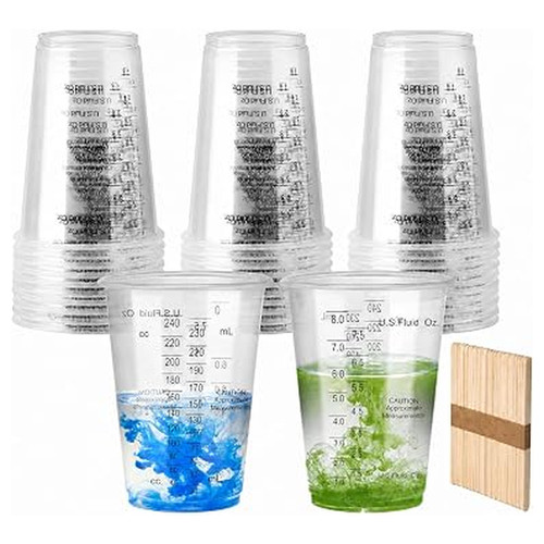 30pcs plastic measuring cups - plastic,