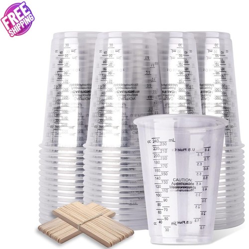 Epoxy resin mixing cups - resin, 50pcs