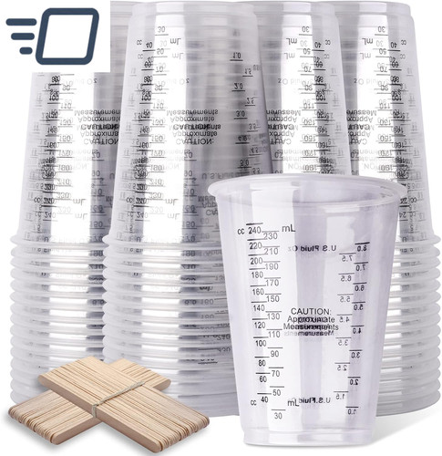 Epoxy resin mixing - epoxy, cups,