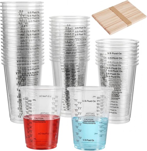 Epoxy resin mixing cups 50pcs - epoxy, cups,