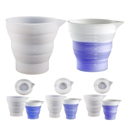 Silicone measuring cup resin - measuring,