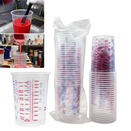 40pcs 600ml paint mixing - 40pcs,