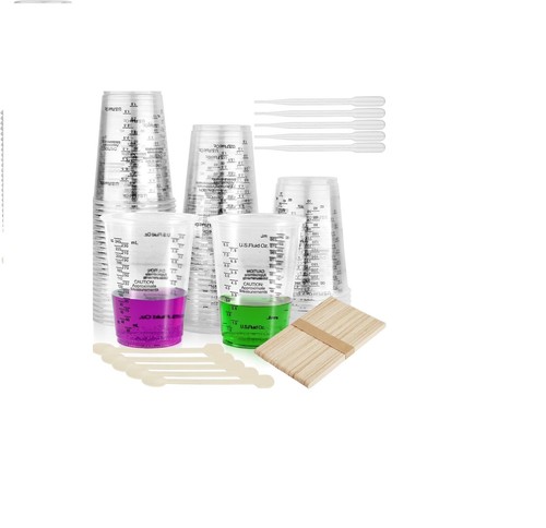 Epoxy resin mixing cups 50pcs - resin, cups,