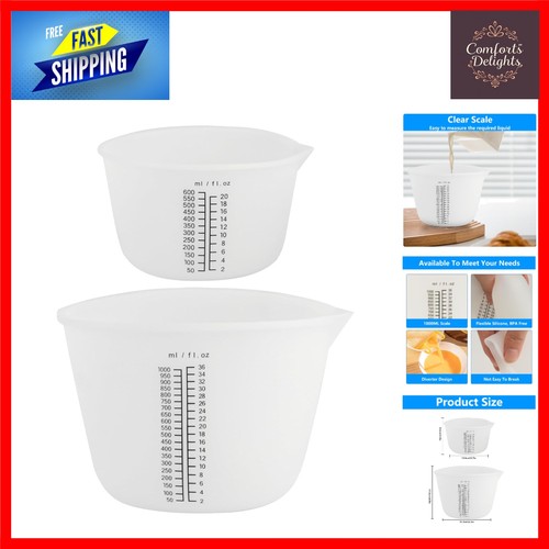 Silicone measuring cups for - measuring,